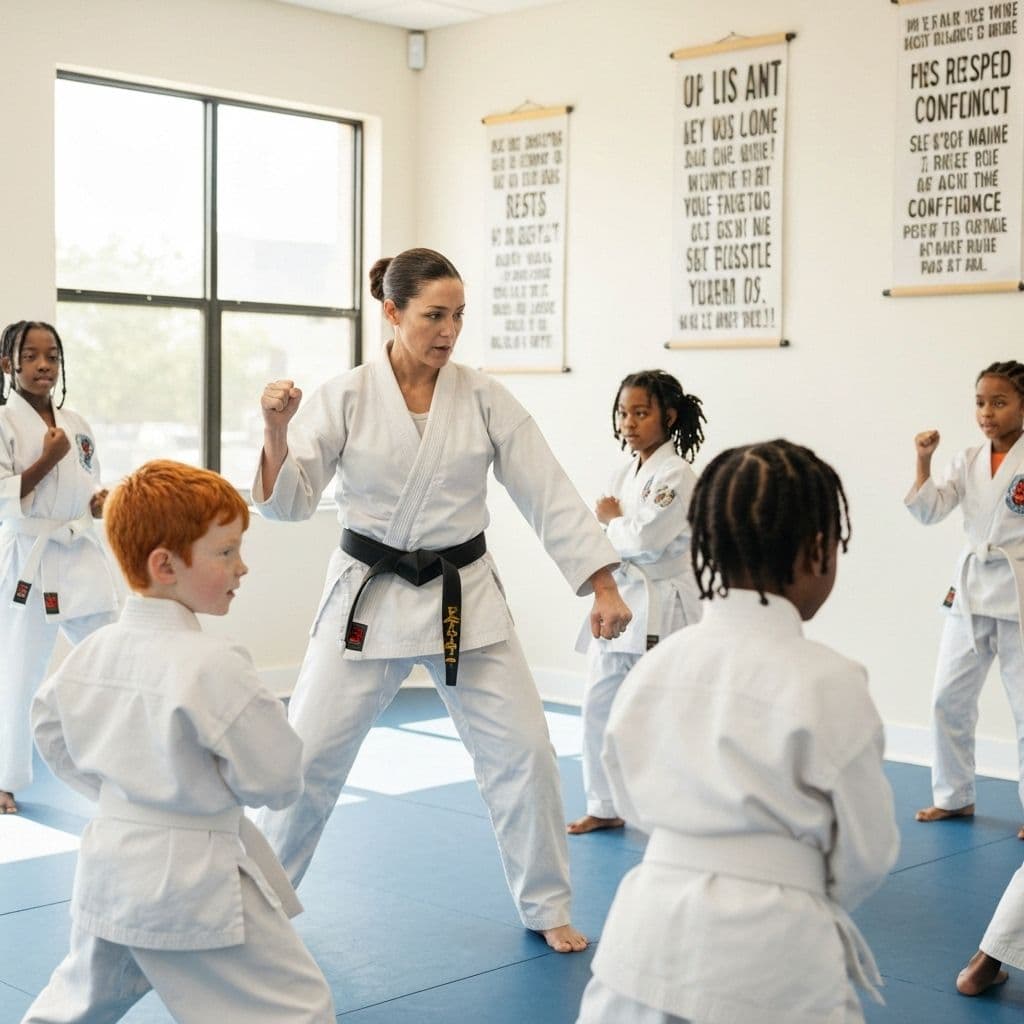 Kids at a group activity